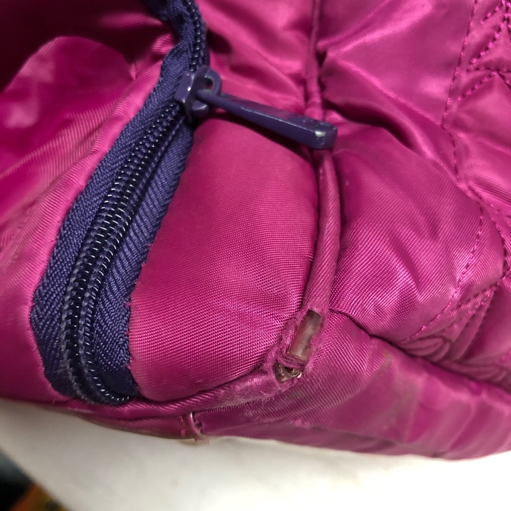 Lug Puddle Jumper Travel Gym Overnight Tote Bag in Berry Purple - Picture 10 of 15